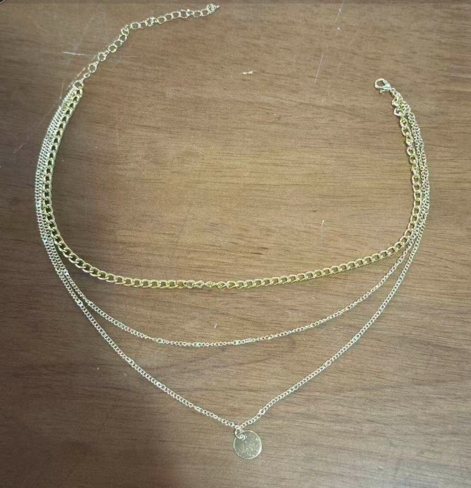 Multilayer Necklace Pendant Style Chain 5 Multilayer Necklace Pendant Style Chain - Image 5
