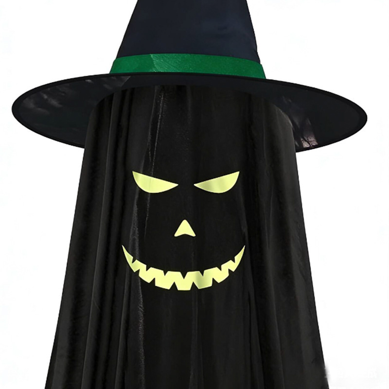 Halloween Ghost Festival Party Luminous Wizard Hat Ghost Pendant 4 Halloween Ghost Festival Party Luminous Wizard Hat Ghost Pendant - Image 4