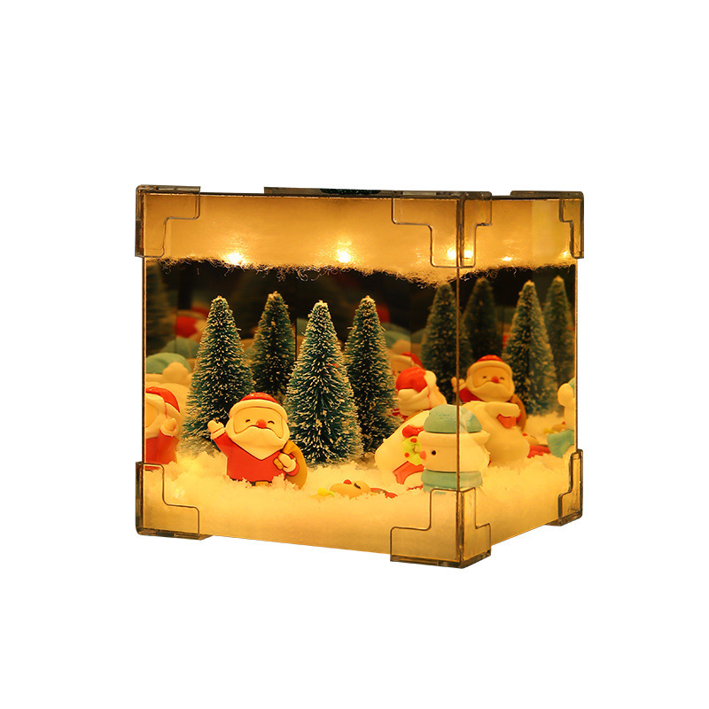 Christmas DIY Mirror And LED Cube Lamp 2 Christmas DIY Mirror And LED Cube Lamp - Image 2