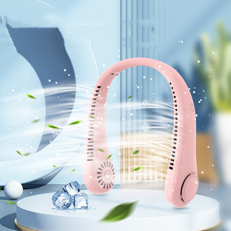 Hands Free USB Mini Rechargeable Neck Fan 4 Hands Free USB Mini Rechargeable Neck Fan - Image 4
