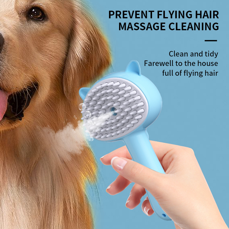 Hair Multifunctional Rechargeable Self Cleaning Slicker Brush With Mist 6 Hair Multifunctional Rechargeable Self Cleaning Slicker Brush With Mist - Image 6