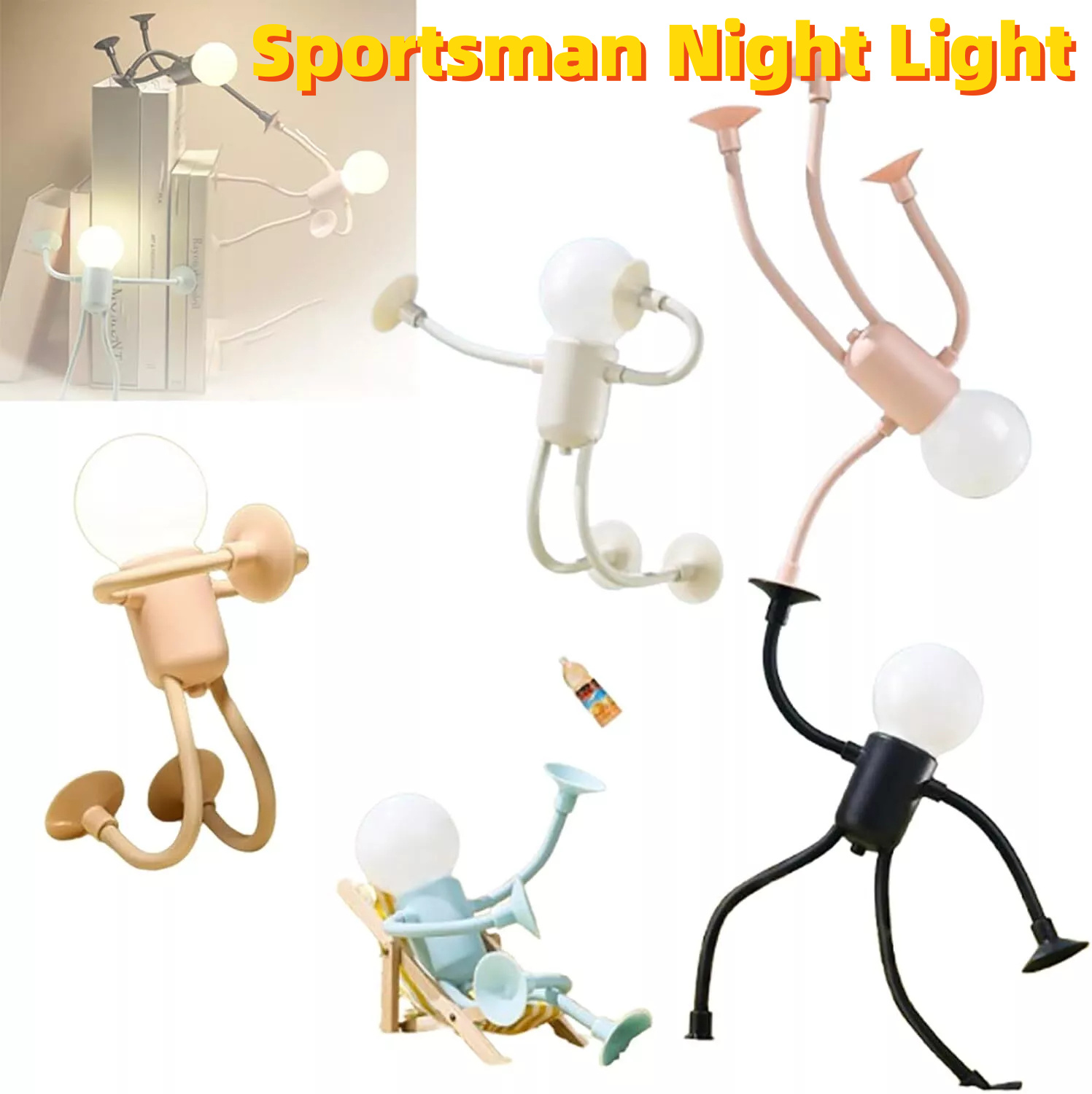 Changeable Shape Funny Sportsman Night Light 1 Changeable Shape Funny Sportsman Night Light