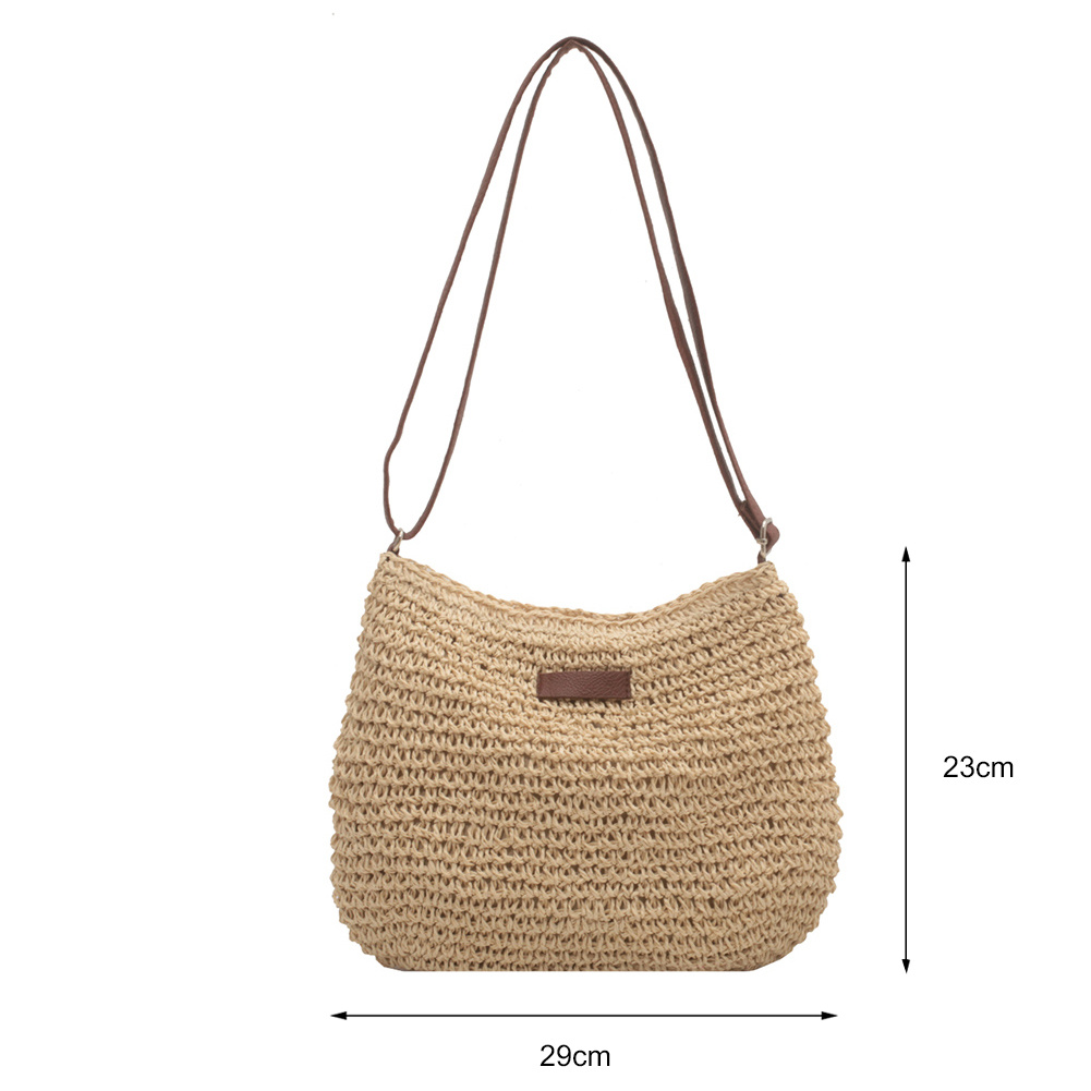 Niche Design Vacation Straw Tote Bag 7 Niche Design Vacation Straw Tote Bag - Image 7