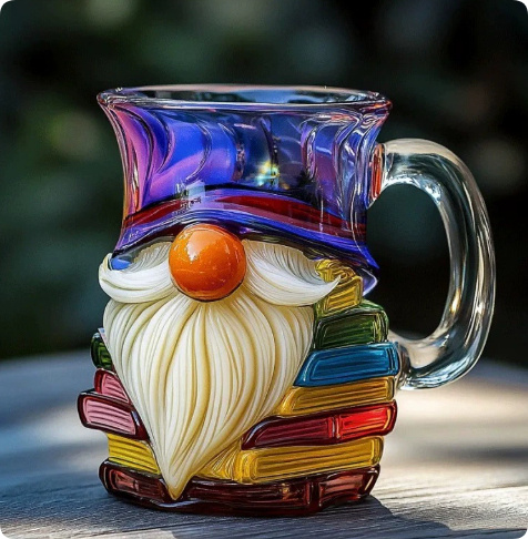 Book Shaped Glass Mug Coffee Tea Cup 10 Book Shaped Glass Mug Coffee Tea Cup - Image 10