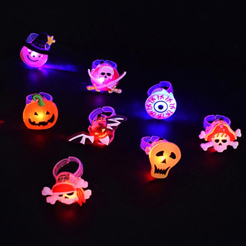 Halloween Glowing Brooch Ring Decorations 2 Halloween Glowing Brooch Ring Decorations - Image 2