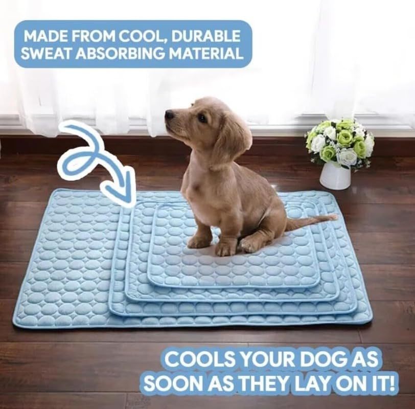 Breathable And Anti-slip Pet Ice Silk Pad - Cooling Pad For Sofa 6 Breathable And Anti-slip Pet Ice Silk Pad - Cooling Pad For Sofa - Image 6