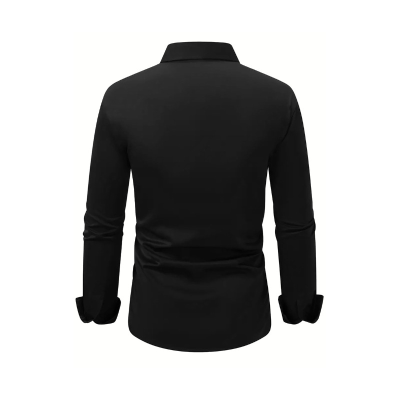 Men's Dress Shirt Solid Color 10 Men's Dress Shirt Solid Color - Image 10