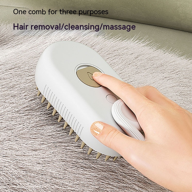 3 In 1 Electric Spray Cat Hair Brushes For Massaging Pet 2 3 In 1 Electric Spray Cat Hair Brushes For Massaging Pet - Image 2