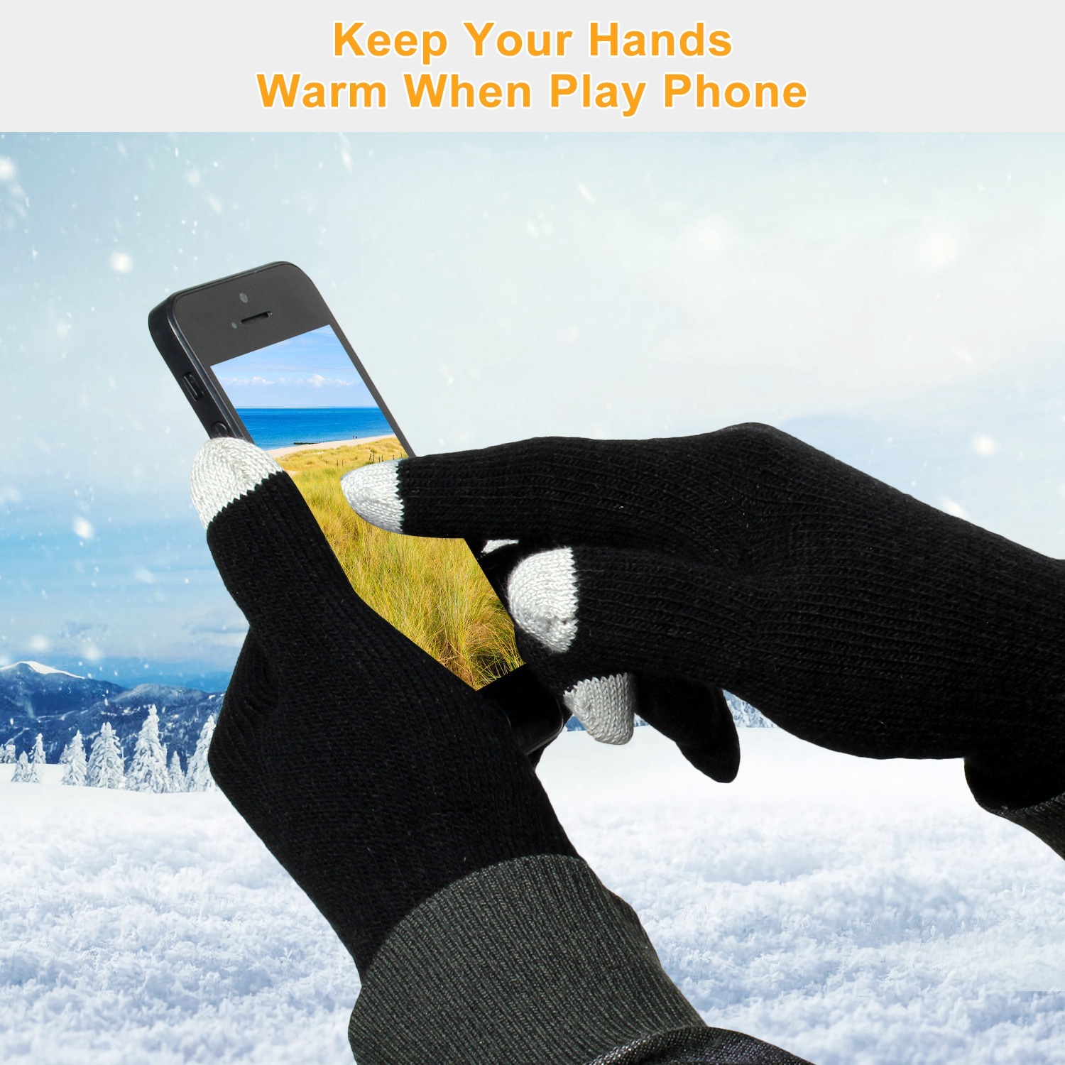 Unisex Touch Screen Gloves Full Fingers 10 Unisex Touch Screen Gloves Full Fingers - Image 10