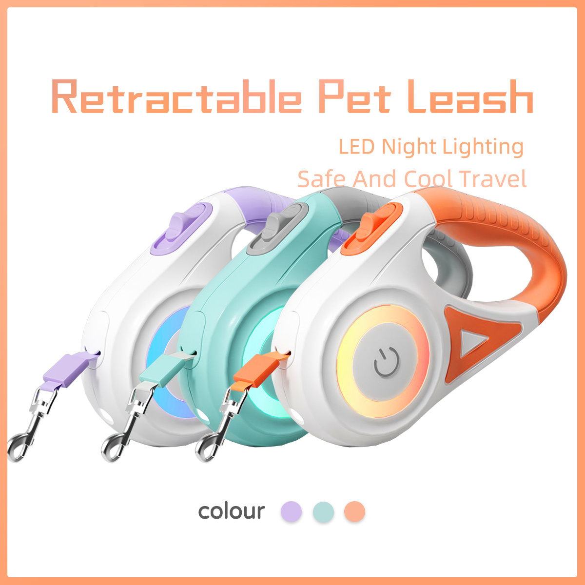 Dog Retractable Leash And Collar Spotlight 8 Dog Retractable Leash And Collar Spotlight - Image 8