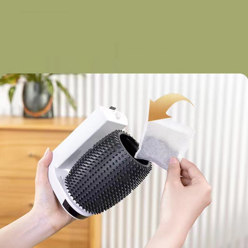 Automatic Cat Self Groomer Wall Corner Brushes Soft Cat Corner Scratcher Self Grooming 5 Automatic Cat Self Groomer Wall Corner Brushes Soft Cat Corner Scratcher Self Grooming - Image 5