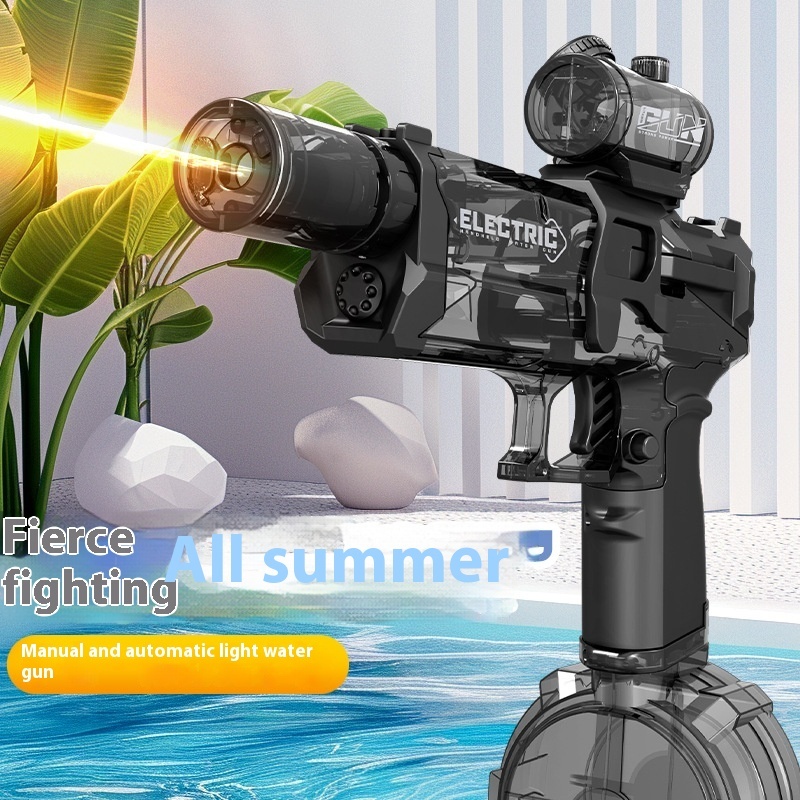 Fire Rat Electric Water Pistol Cool Light Full Automatic Water Spray Gun For Children 3 Fire Rat Electric Water Pistol Cool Light Full Automatic Water Spray Gun For Children - Image 3