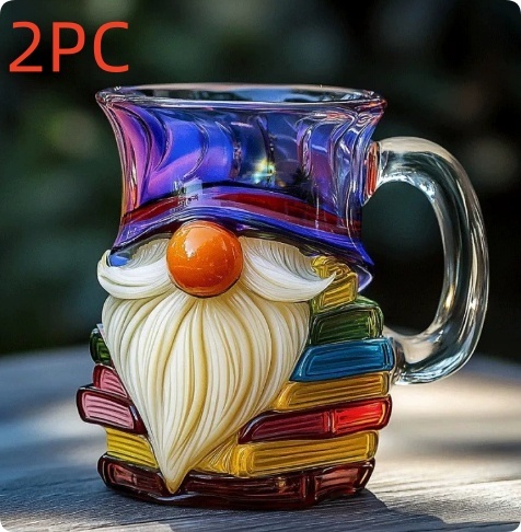 Book Shaped Glass Mug Coffee Tea Cup 5 Book Shaped Glass Mug Coffee Tea Cup - Image 5