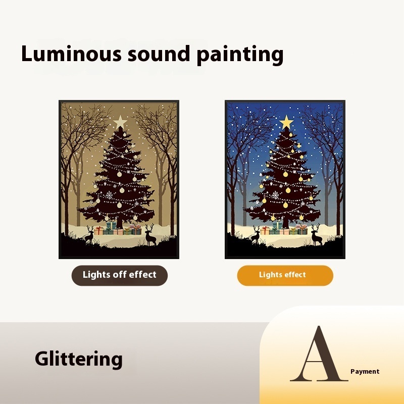 Tree Painting Bluetooth Christmas Ornament Speaker 4 Tree Painting Bluetooth Christmas Ornament Speaker - Image 4