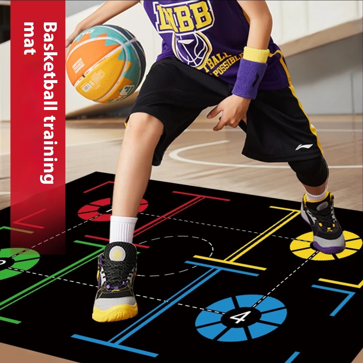 Basketball Training Mat Indoor 2 Basketball Training Mat Indoor - Image 2