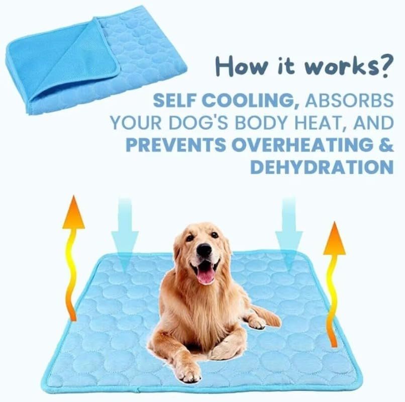 Breathable And Anti-slip Pet Ice Silk Pad - Cooling Pad For Sofa 8 Breathable And Anti-slip Pet Ice Silk Pad - Cooling Pad For Sofa - Image 8