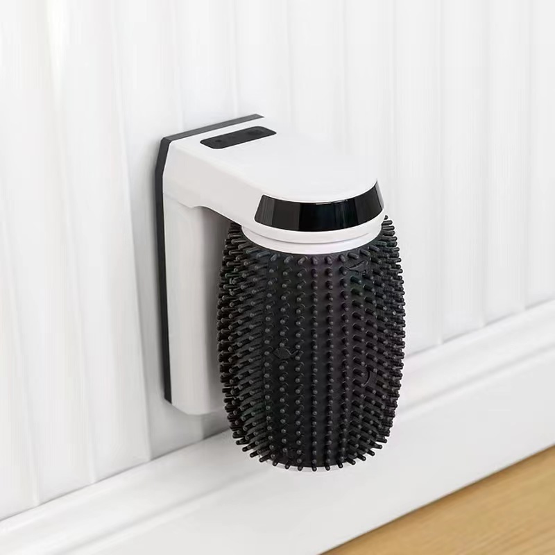 Automatic Cat Self Groomer Wall Corner Brushes Soft Cat Corner Scratcher Self Grooming 4 Automatic Cat Self Groomer Wall Corner Brushes Soft Cat Corner Scratcher Self Grooming - Image 4