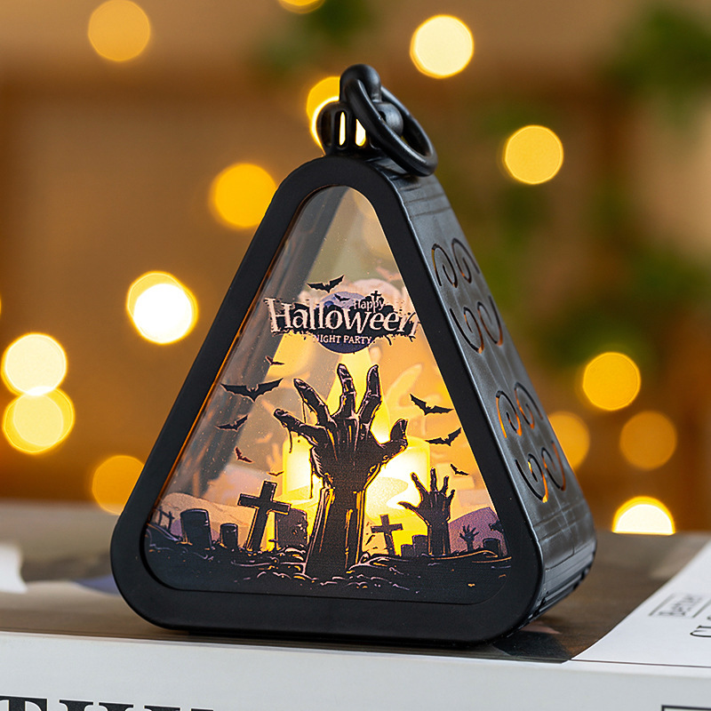 Halloween Decorations Portable Pumpkin Lanterns Ornaments Layout Props 3 Halloween Decorations Portable Pumpkin Lanterns Ornaments Layout Props - Image 3