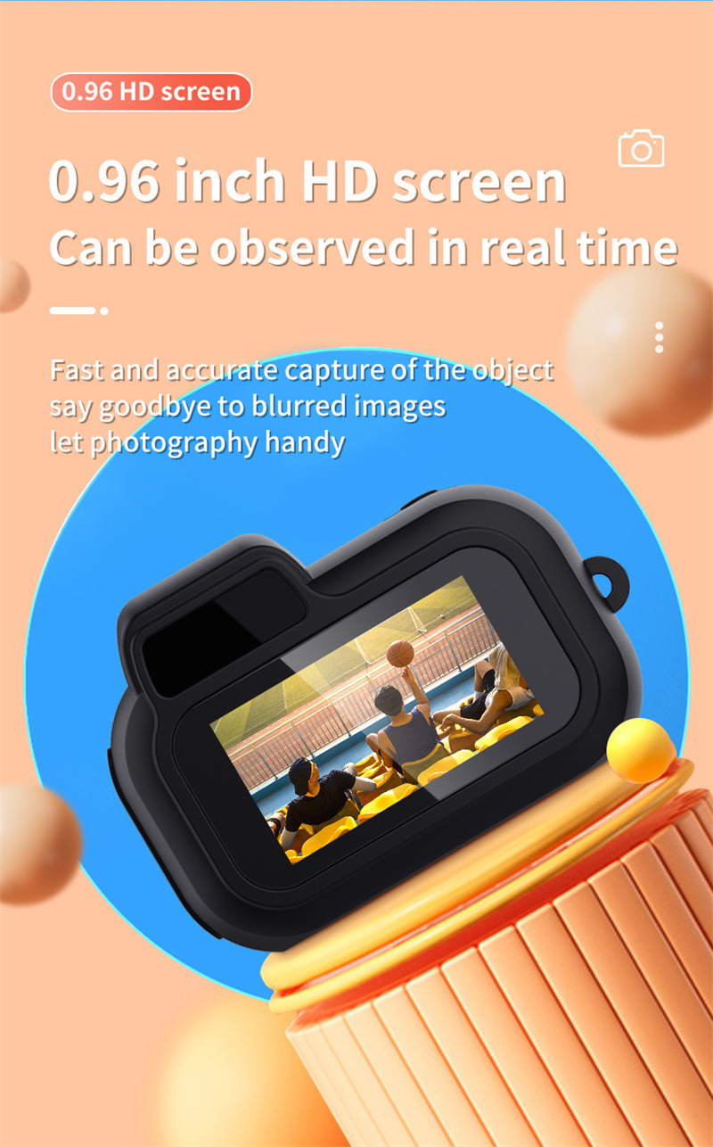 1080p HD Retro Mini Camera With Screen 5 1080p HD Retro Mini Camera With Screen - Image 5