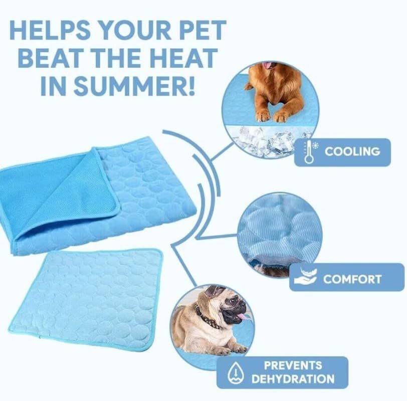 Breathable And Anti-slip Pet Ice Silk Pad - Cooling Pad For Sofa 4 Breathable And Anti-slip Pet Ice Silk Pad - Cooling Pad For Sofa - Image 4
