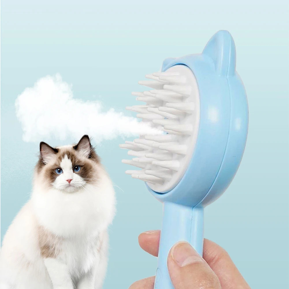 Hair Multifunctional Rechargeable Self Cleaning Slicker Brush With Mist 9 Hair Multifunctional Rechargeable Self Cleaning Slicker Brush With Mist - Image 9