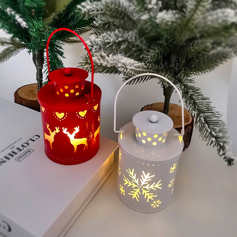 Christmas Candle Lights LED Small Lanterns Candles 4 Christmas Candle Lights LED Small Lanterns Candles - Image 4