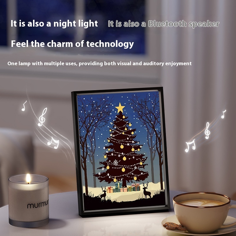 Tree Painting Bluetooth Christmas Ornament Speaker 3 Tree Painting Bluetooth Christmas Ornament Speaker - Image 3