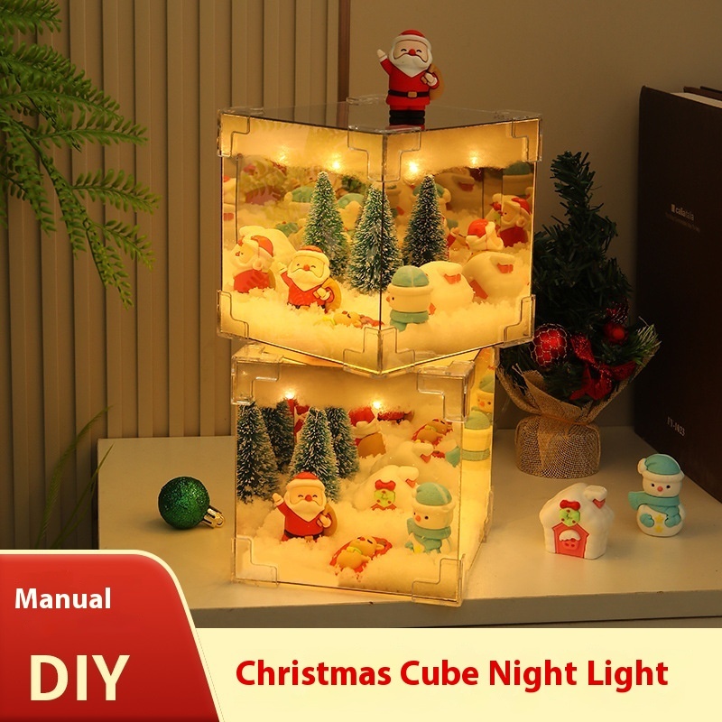 Christmas DIY Mirror And LED Cube Lamp 7 Christmas DIY Mirror And LED Cube Lamp - Image 7