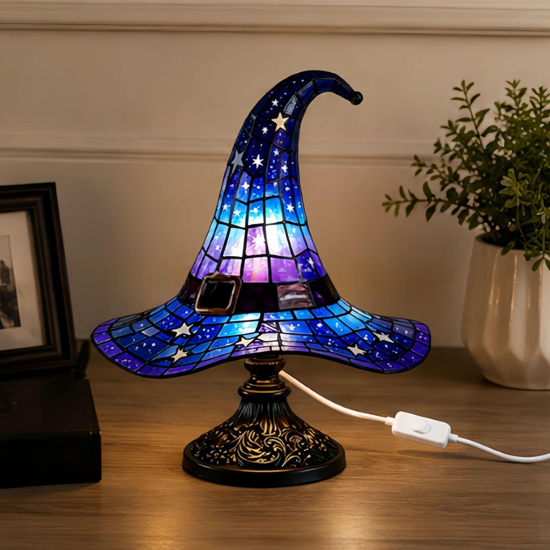 Witch Hat Lamps Creative Home Gothic Night Light 5 Witch Hat Lamps Creative Home Gothic Night Light - Image 5