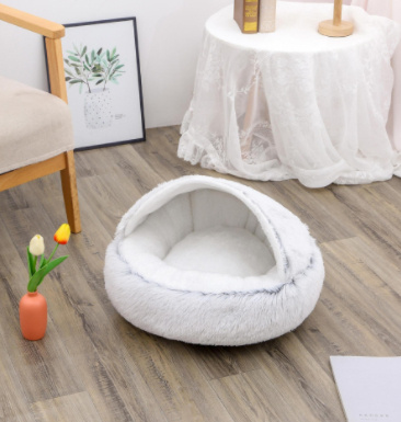 2 In 1 Dog And Cat Bed Pet Winter Bed 4 2 In 1 Dog And Cat Bed Pet Winter Bed - Image 4