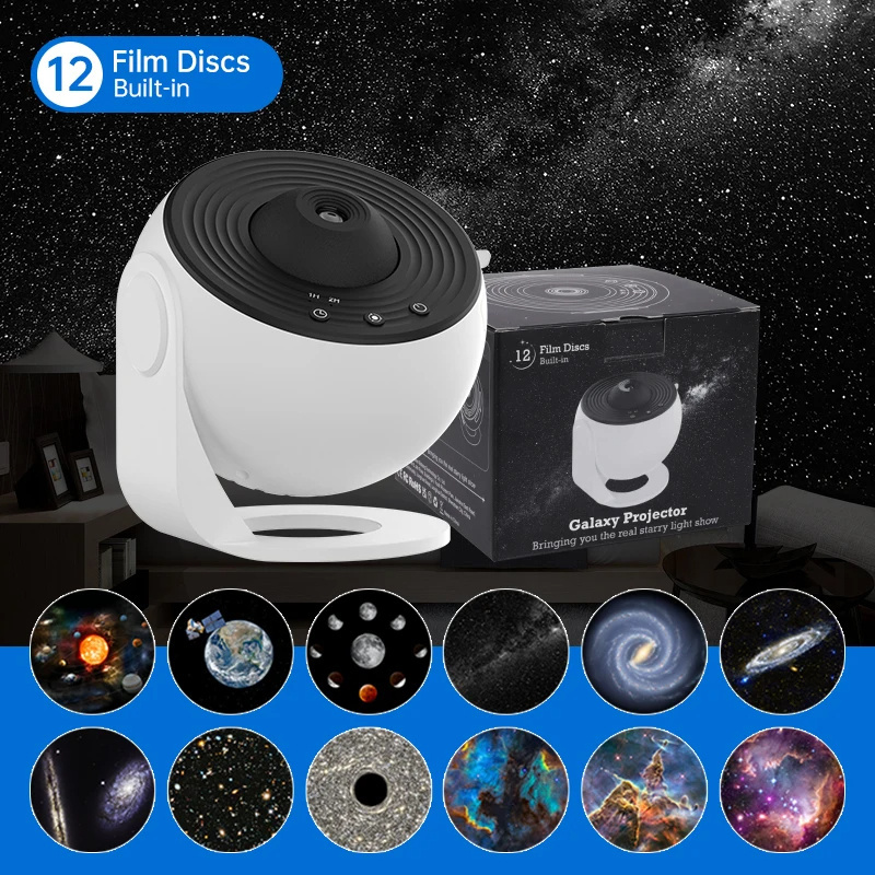 Night Light Galaxy Projector 360 Rotation Lamp 4 Night Light Galaxy Projector 360 Rotation Lamp - Image 4