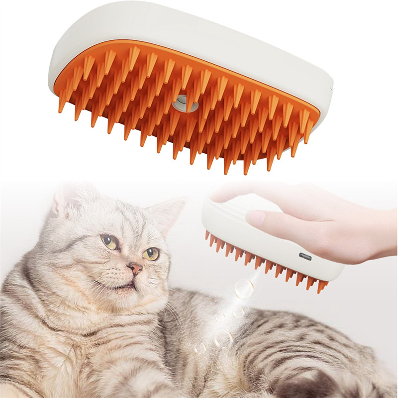 USB Rechargeable Pets Steam Brush Spray Massage Comb 5 USB Rechargeable Pets Steam Brush Spray Massage Comb - Image 5