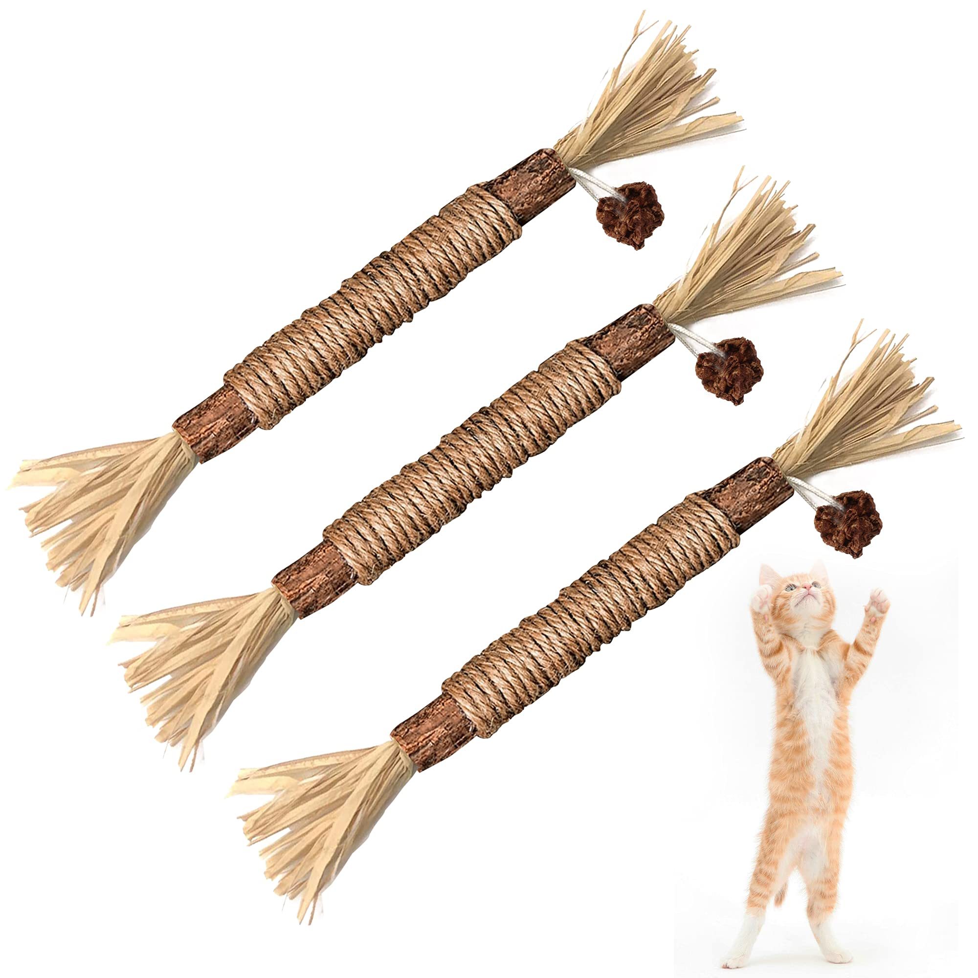 Silvervine Sticks Cat Chew Toys For Indoor Cats Dental Care Teeth Cleaning 5 Silvervine Sticks Cat Chew Toys For Indoor Cats Dental Care Teeth Cleaning - Image 5