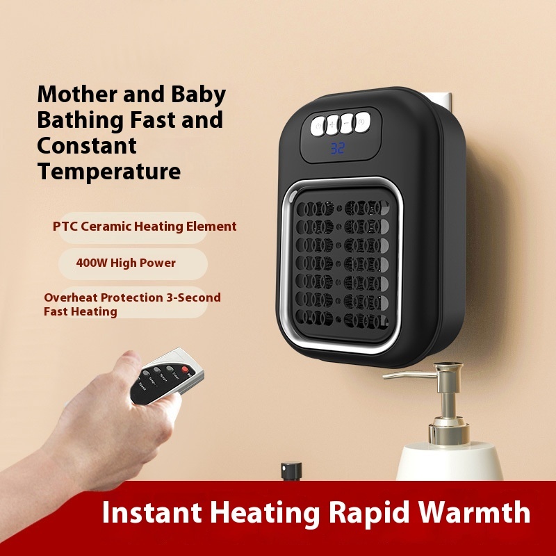 Wall Mounted Portable Small Electric Heater With Remote Control 6 Wall Mounted Portable Small Electric Heater With Remote Control - Image 6