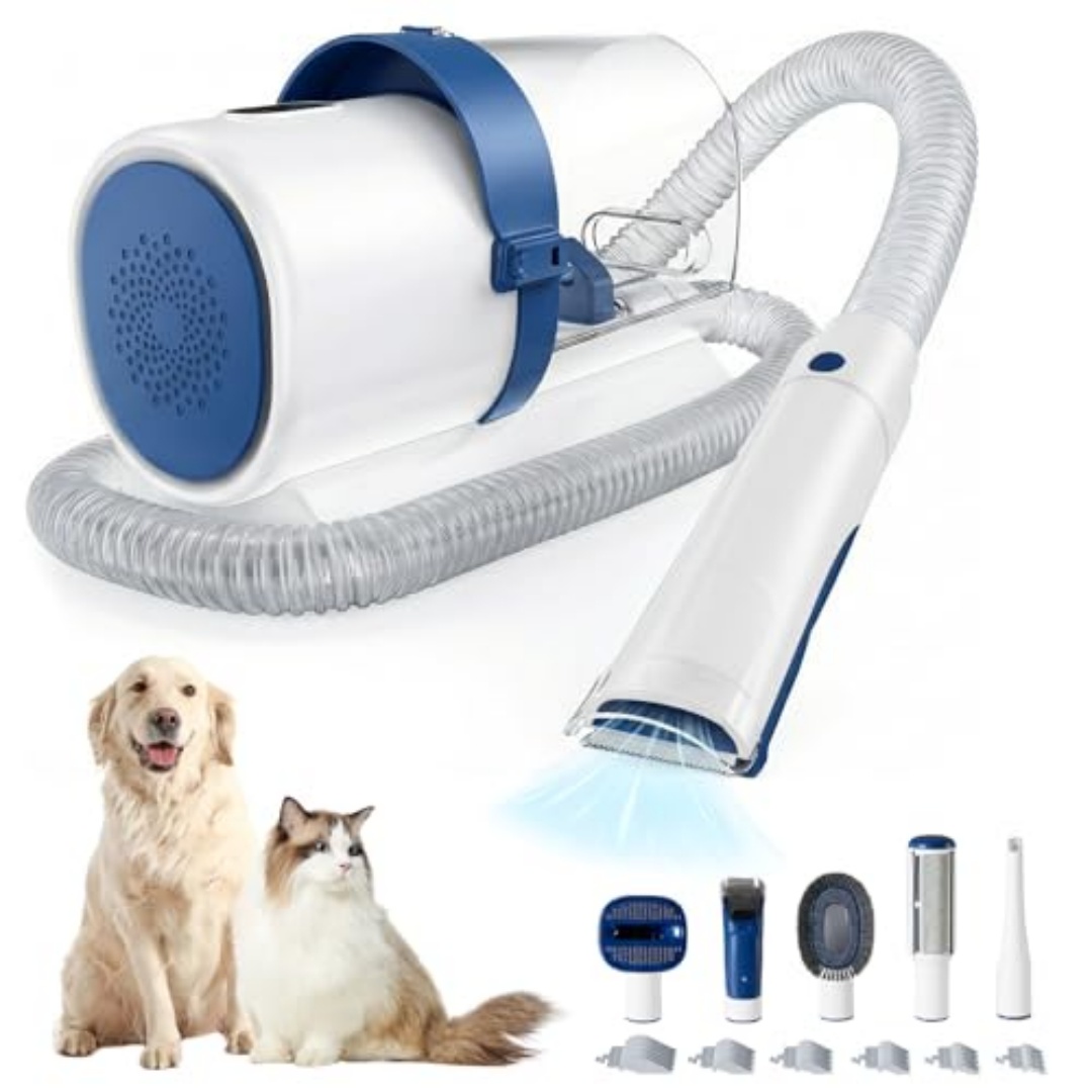 Dog Grooming Clippers With 2.5L Cup, 3 Suction Modes, Cordless Clippers, 5 Groomer Tools 8 Dog Grooming Clippers With 2.5L Cup, 3 Suction Modes, Cordless Clippers, 5 Groomer Tools - Image 8