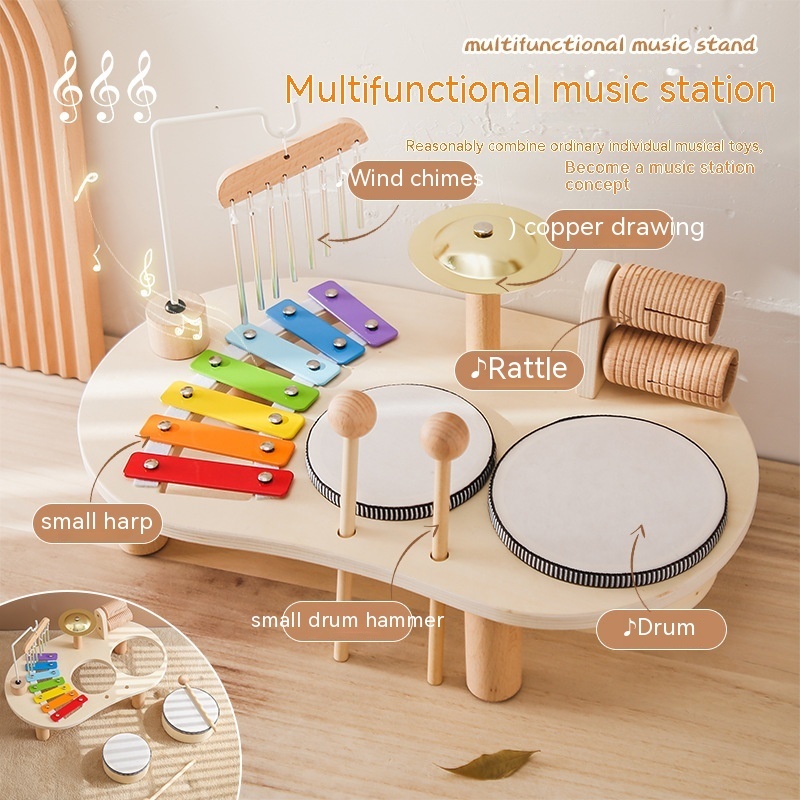 Baby Educational Toys Wooden Aeolian Bells 10 Baby Educational Toys Wooden Aeolian Bells - Image 10