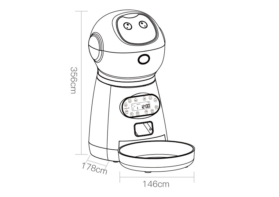 Automatic Pet Feeder 2 Automatic Pet Feeder - Image 2