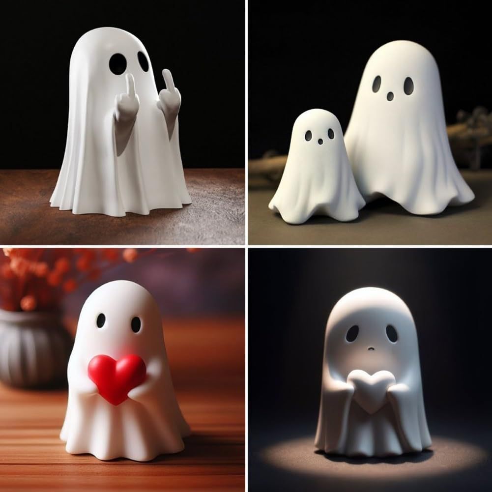 Multi-Functional Ghost Statues Table Centerpieces Decorations 2 Multi-Functional Ghost Statues Table Centerpieces Decorations - Image 2