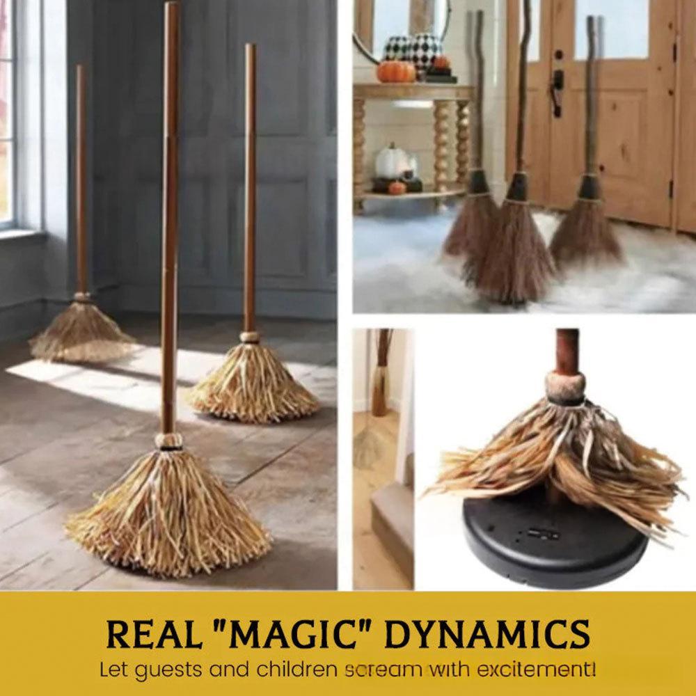 Sound-Activated Moving Magic Broom Halloween Decorative Prop 4 Sound-Activated Moving Magic Broom Halloween Decorative Prop - Image 4