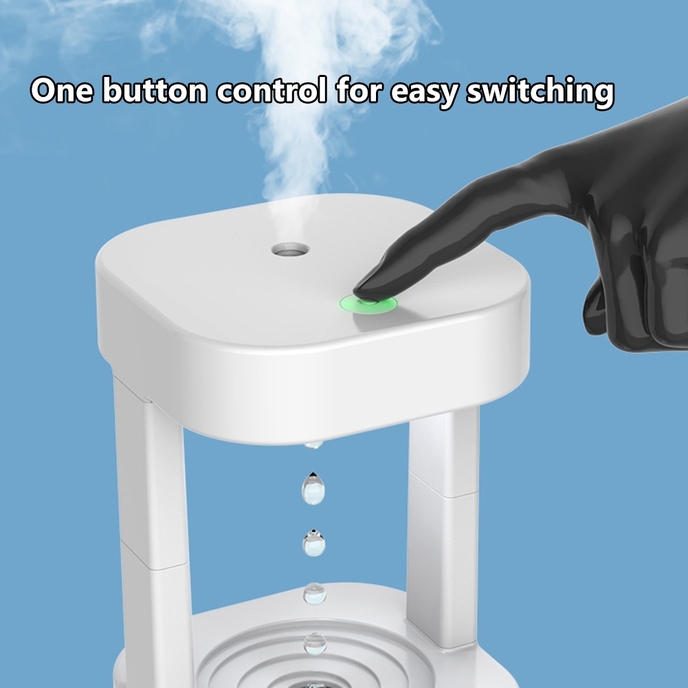 Anti-gravity Water Drop Humidifier With 580ML Water Tank 9 Anti-gravity Water Drop Humidifier With 580ML Water Tank - Image 9