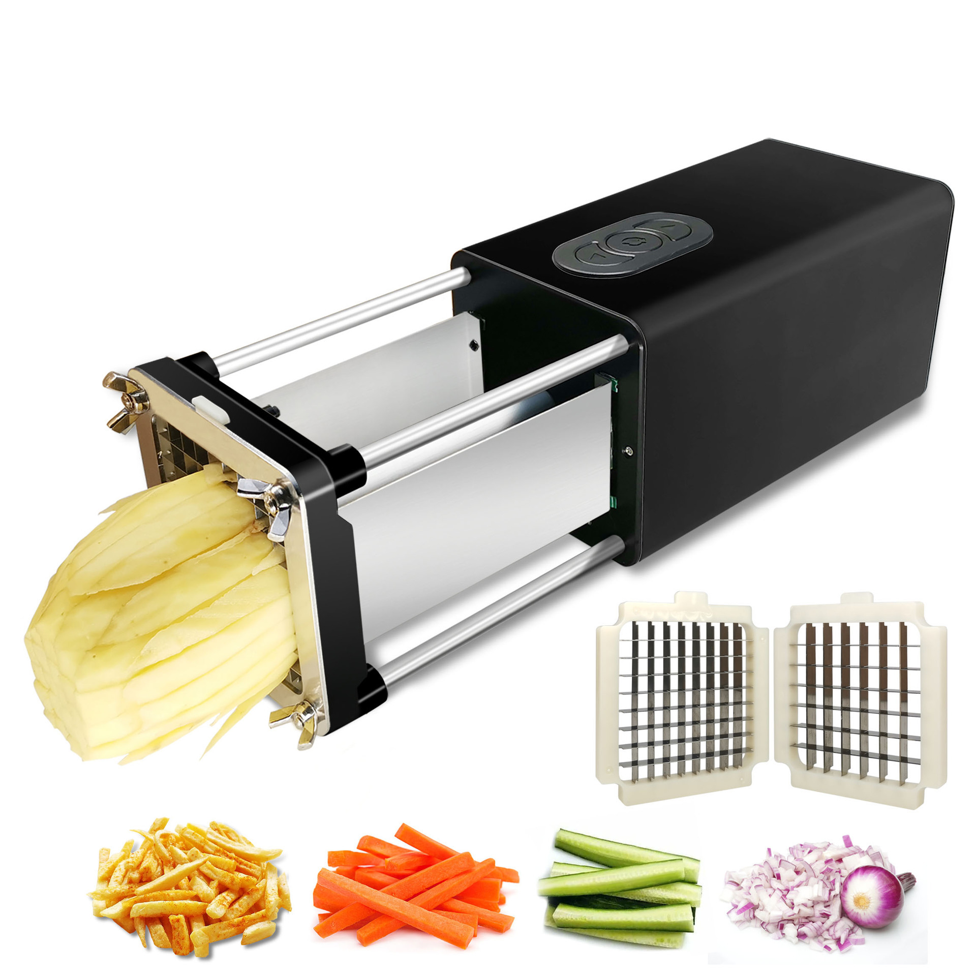 Stainless Steel French Fry Cutter With Blades 3 Stainless Steel French Fry Cutter With Blades - Image 3