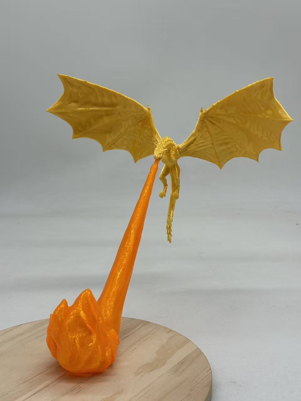 3D Printed Flying Dragon Fire Breathing Dragon Bookshelf Nook Light 10 3D Printed Flying Dragon Fire Breathing Dragon Bookshelf Nook Light - Image 10