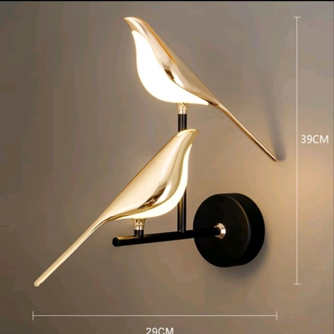 Golden Bird LED Wall Lights 10 Golden Bird LED Wall Lights - Image 10