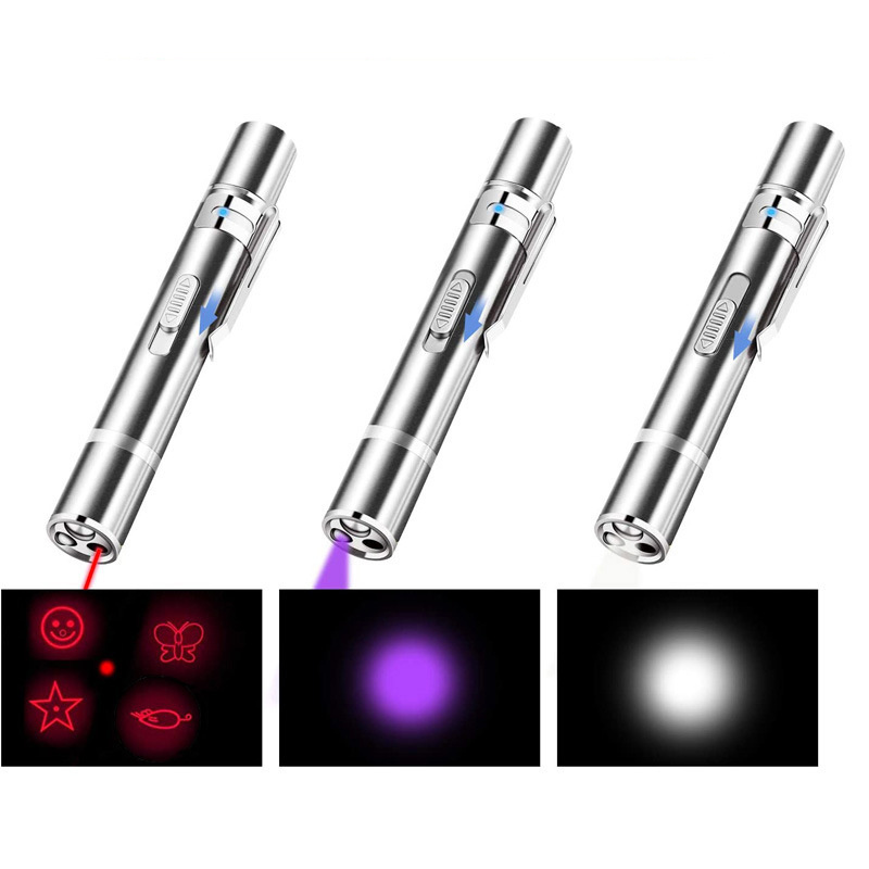 Laser Pointer Cat Toy, LED Light Pointer, 5 Modes Laser Projection USB Recharge 3 Laser Pointer Cat Toy, LED Light Pointer, 5 Modes Laser Projection USB Recharge - Image 3
