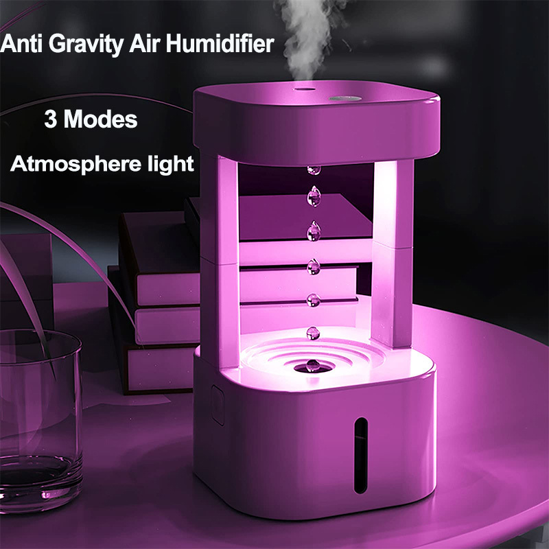 Anti-gravity Water Drop Humidifier With 580ML Water Tank 8 Anti-gravity Water Drop Humidifier With 580ML Water Tank - Image 8