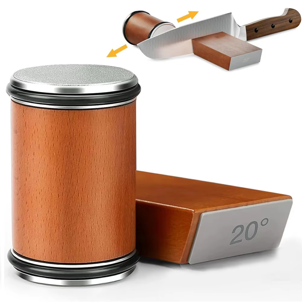 Rolling Knife Sharpener Double Sided Diamond Sharpening Stone 1 Rolling Knife Sharpener Double Sided Diamond Sharpening Stone