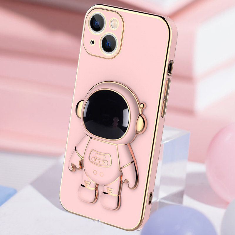 3D Astronaut Phone Case Anti-Drop Electroplating Bracket 8 3D Astronaut Phone Case Anti-Drop Electroplating Bracket - Image 8