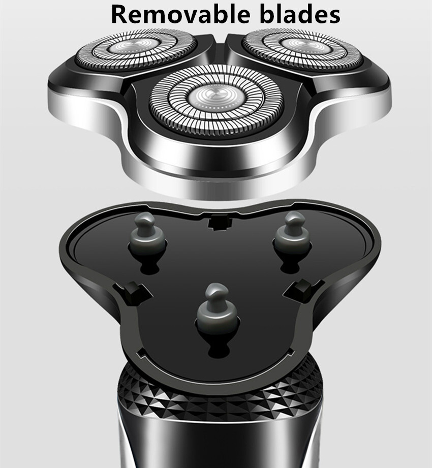 Waterproof Pop-Up Beard Trimmer Wet Dry Cordless Electric Shaver Men's Razor 3 Waterproof Pop-Up Beard Trimmer Wet Dry Cordless Electric Shaver Men's Razor - Image 3