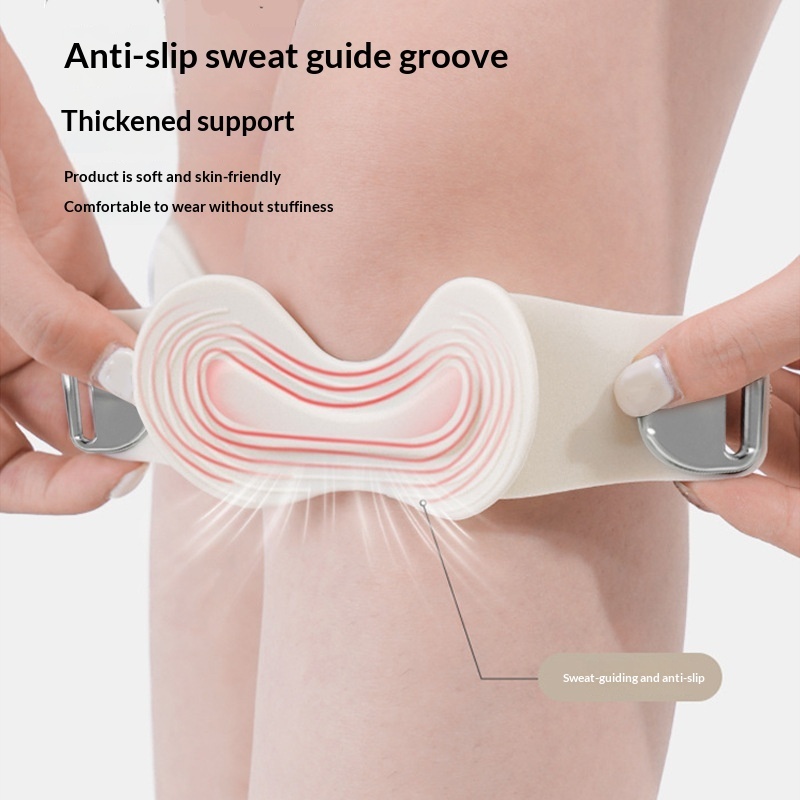 Patellar Tendon Support Strap Adjustable Silicone Compression Patella Band 4 Patellar Tendon Support Strap Adjustable Silicone Compression Patella Band - Image 4