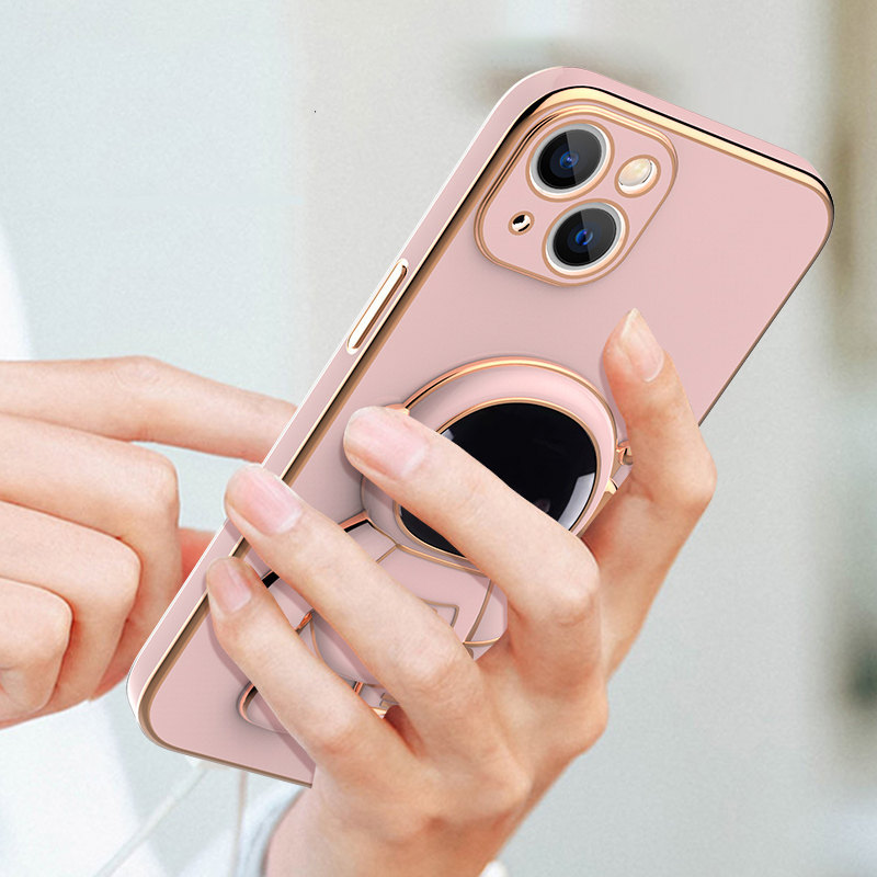 3D Astronaut Phone Case Anti-Drop Electroplating Bracket 2 3D Astronaut Phone Case Anti-Drop Electroplating Bracket - Image 2